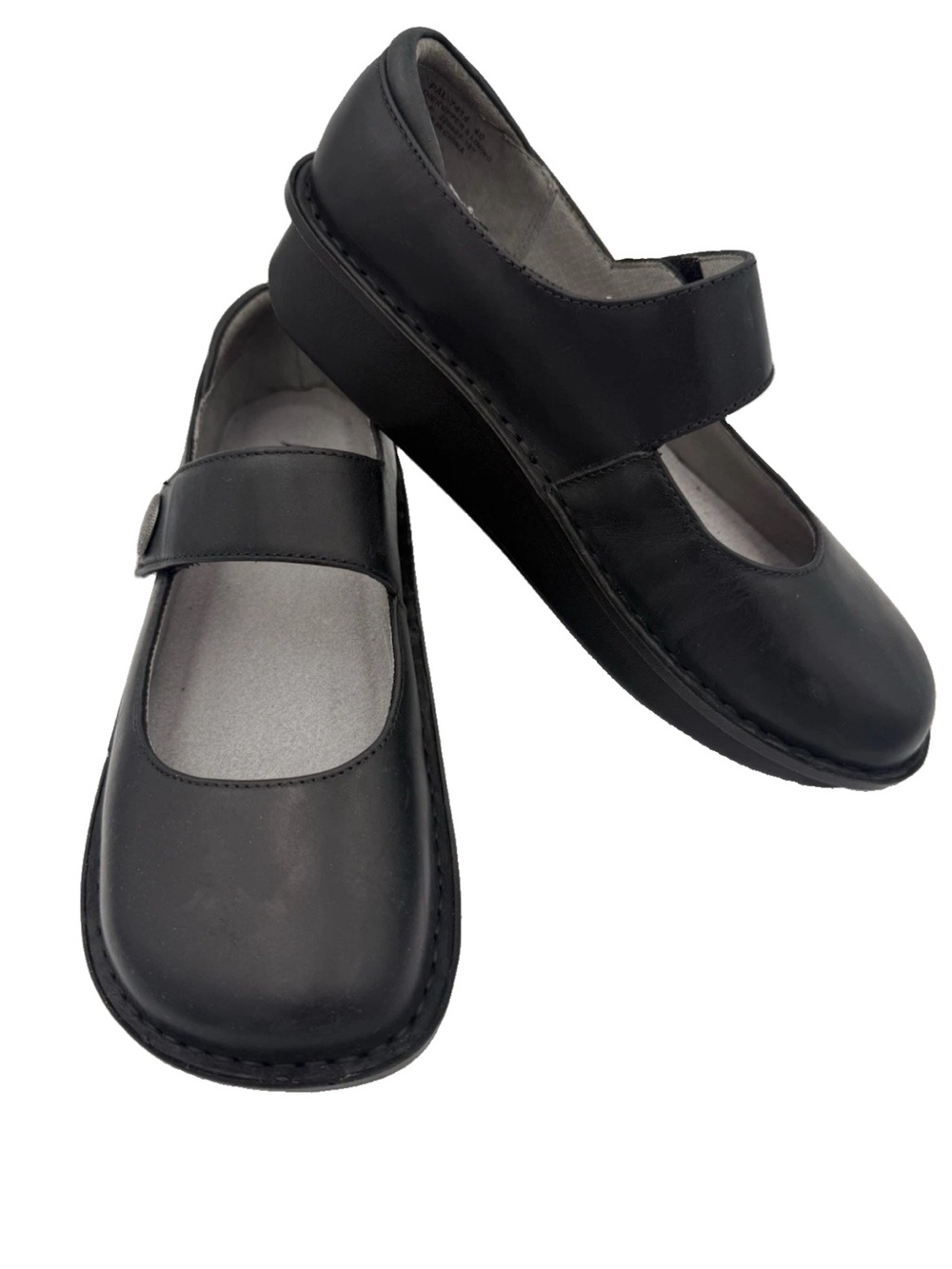 Alegria by PG Lite Women’s 9.5 Black Leather Mary Jane Comfort Shoes EUR Size 40